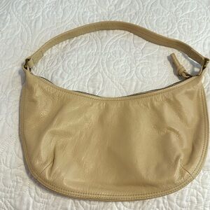 Madewell Cream Leather Shoulder Bag